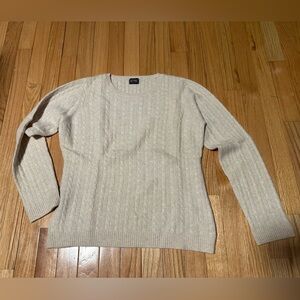 DZ/PRC Women’s Beige Patterned Sweater
